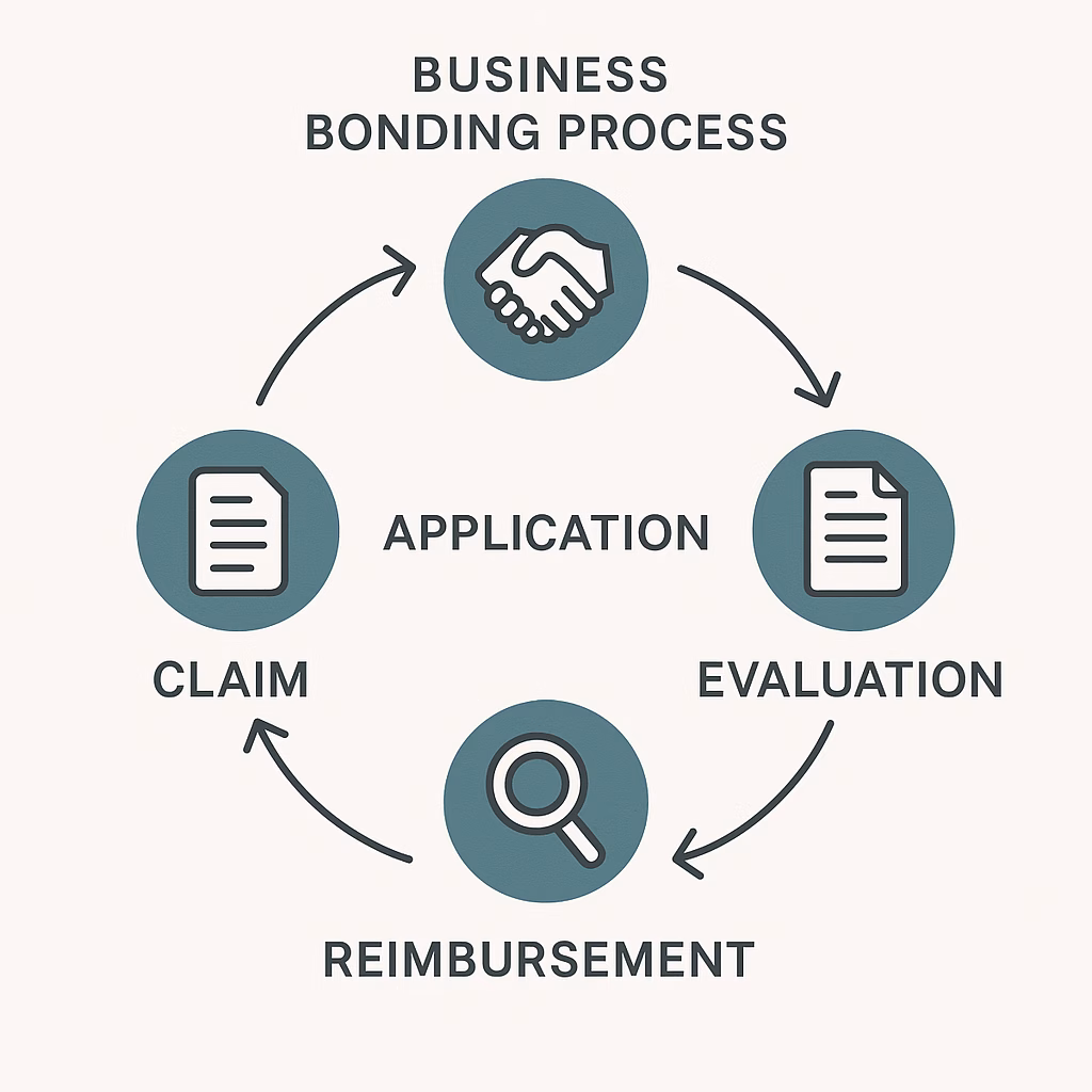 4-step bonding process from application to claim resolution